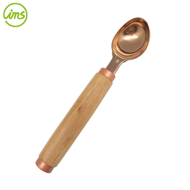 Ice Cream Scoop, Bamboo Handle